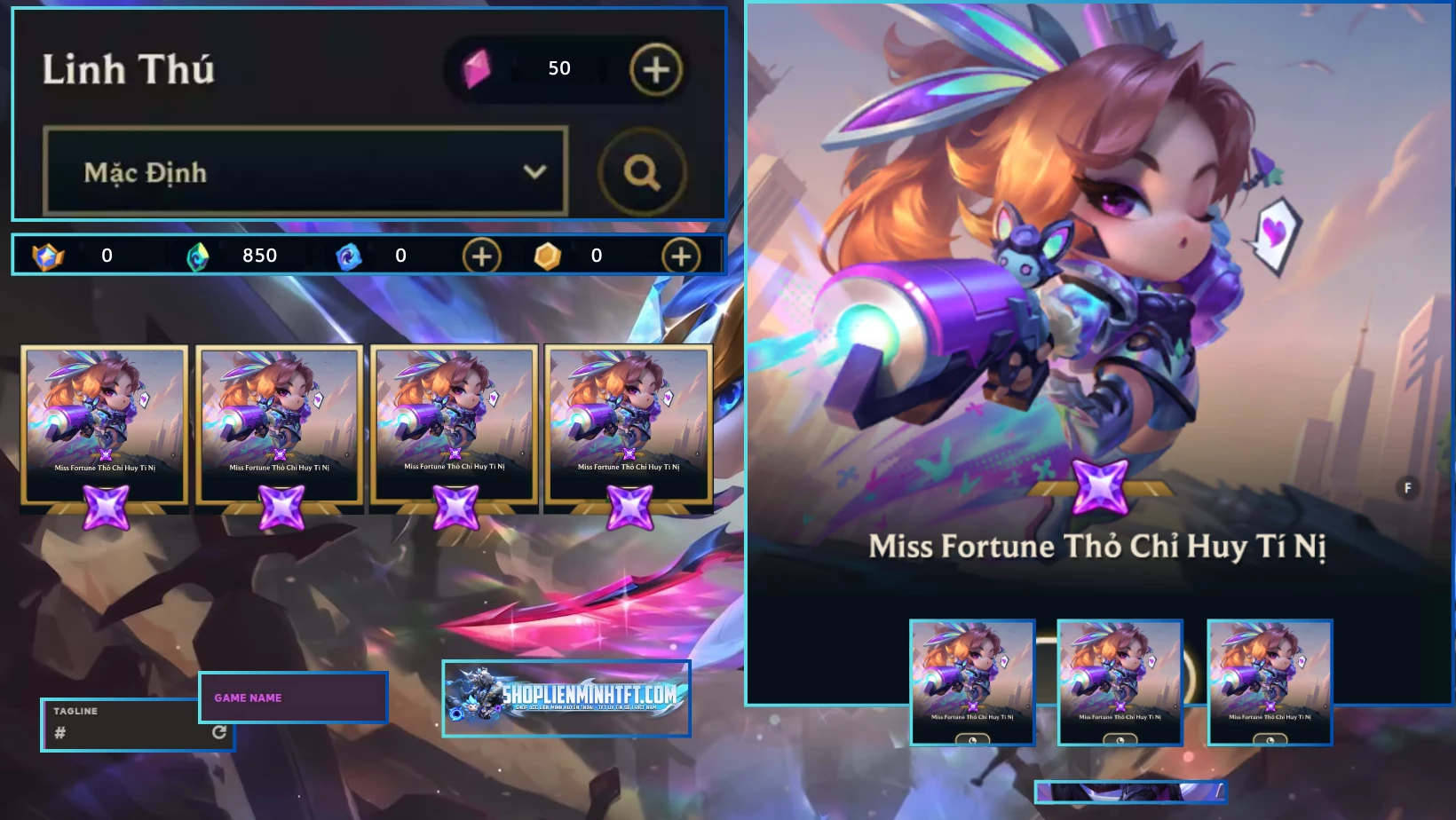 MISSFOTUNE THỎ CHỈ HUY TÍ NỊ